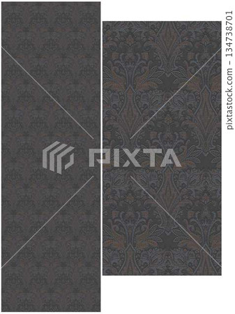 Graceful Watercolor Botanic Pattern Art Graceful Watercolor Botanic Pattern Art 134738701