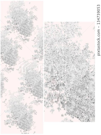 Charming Hand-Drawn Floral and Leaf Compositions Charming Hand-Drawn Floral and Leaf Compositions 134739053