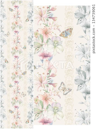 Inspiring Watercolor Creations of Flowers and Foliage 134739061