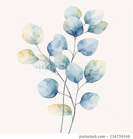 Inspiring Watercolor Creations of Flowers and Foliage 134739149