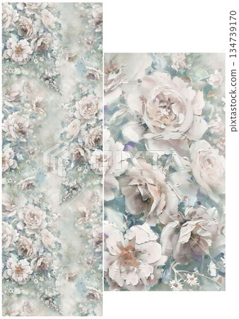Inspiring Watercolor Creations of Flowers and Foliage 134739170
