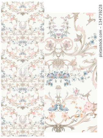 Inspiring Watercolor Creations of Flowers and Foliage 134739228