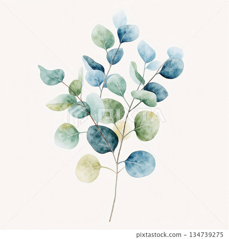 Inspiring Watercolor Creations of Flowers and Foliage 134739275