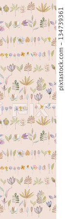 Inspiring Watercolor Creations of Flowers and Foliage 134739361