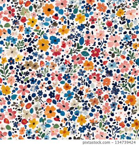 Exquisite Hand-Painted Illustrations of Botany 134739424