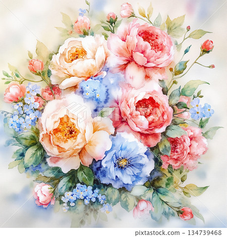 Exquisite Hand-Painted Illustrations of Botany 134739468