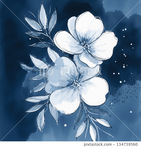 Exquisite Hand-Painted Illustrations of Botany 134739560