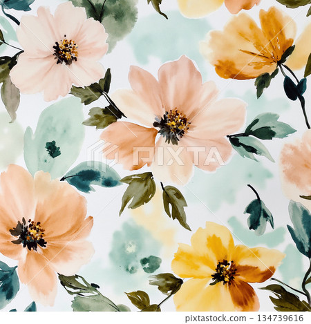 Exquisite Hand-Painted Illustrations of Botany 134739616