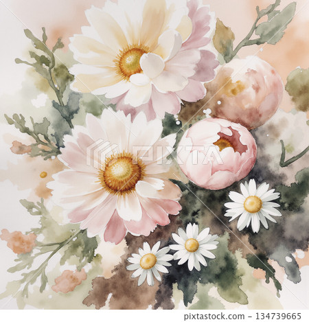 Exquisite Hand-Painted Illustrations of Botany Exquisite Hand-Painted Illustrations of Botany 134739665
