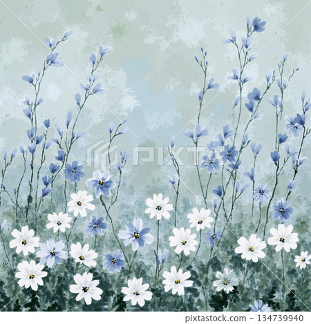 Unique Watercolor Artworks with Floral Elements Unique Watercolor Artworks with Floral Elements 134739940