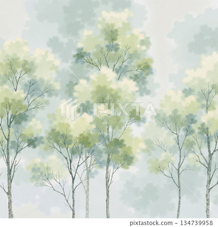 Unique Watercolor Artworks with Floral Elements 134739958