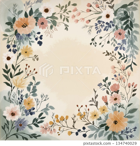 Unique Watercolor Artworks with Floral Elements 134740029