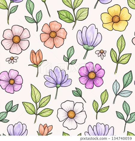 Unique Watercolor Artworks with Floral Elements Unique Watercolor Artworks with Floral Elements 134740059