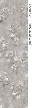 Unique Watercolor Artworks with Floral Elements 134740221