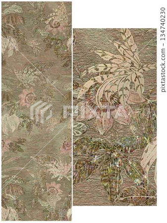 Unique Watercolor Artworks with Floral Elements Unique Watercolor Artworks with Floral Elements 134740230