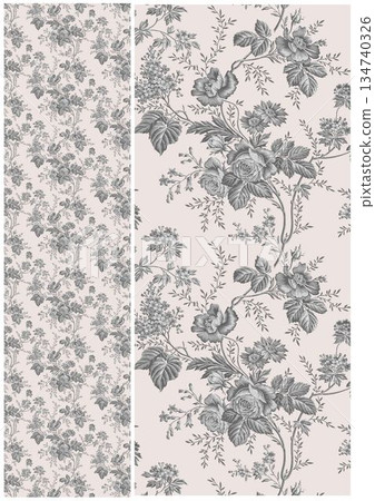 Unique Watercolor Artworks with Floral Elements Unique Watercolor Artworks with Floral Elements 134740326