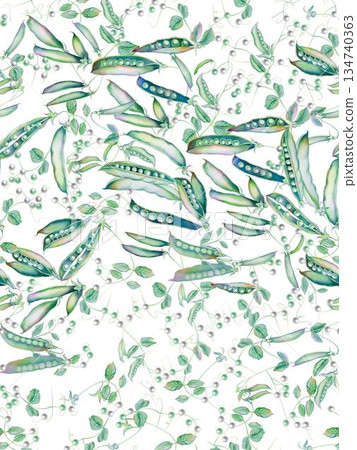 Unique Watercolor Artworks with Floral Elements 134740363