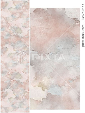 Unique Watercolor Artworks with Floral Elements Unique Watercolor Artworks with Floral Elements 134740433