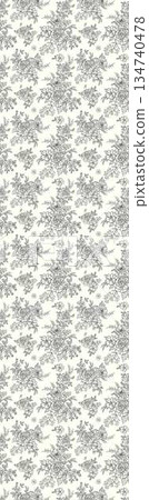 Creative Hand-Drawn Patterns of Flora and Leaves Creative Hand-Drawn Patterns of Flora and Leaves 134740478