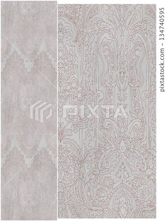 Creative Hand-Drawn Patterns of Flora and Leaves Creative Hand-Drawn Patterns of Flora and Leaves 134740595