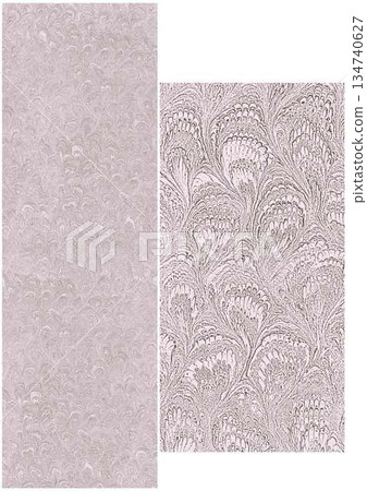 Creative Hand-Drawn Patterns of Flora and Leaves 134740627