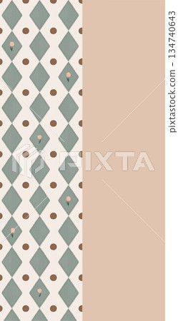 Creative Hand-Drawn Patterns of Flora and Leaves Creative Hand-Drawn Patterns of Flora and Leaves 134740643
