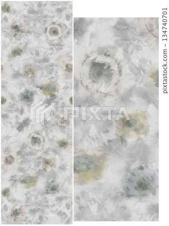 Delightful Hand-Painted Floral Leaf Art Delightful Hand-Painted Floral Leaf Art 134740701