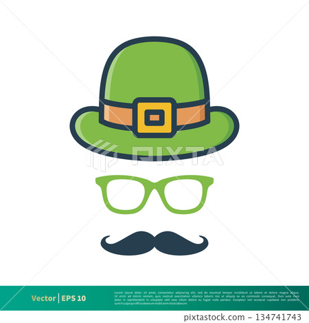 St. Patrick's Day Icon Vector Logo Template Illustration Design. Vector EPS 10. St. Patrick's Day Icon Vector Logo Template Illustration Design. Vector EPS 10. 134741743