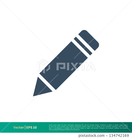 Pencil - Education Icon Vector Logo Template Illustration Design. Vector EPS 10. 134742169
