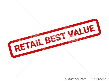Vintage style rubber stamp conveying a retail best value message for promotions and offers Vintage style rubber stamp conveying a retail best value message for promotions and offers 134742284