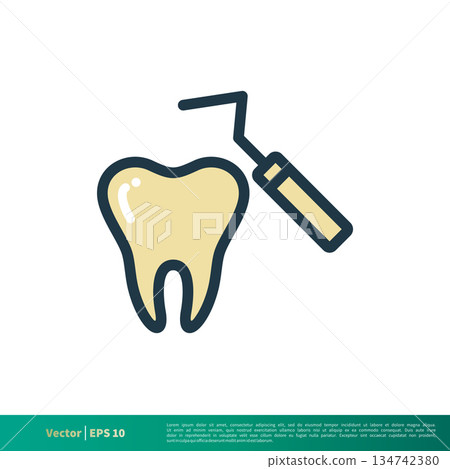Dentist, Dental Care Treatment Icon Vector Logo Template Illustration Design. Vector EPS 10. Dentist, Dental Care Treatment Icon Vector Logo Template Illustration Design. Vector EPS 10. 134742380