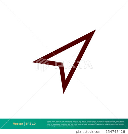 Arrow Pointer Icon Vector Logo Template Illustration Design. Vector EPS 10. Arrow Pointer Icon Vector Logo Template Illustration Design. Vector EPS 10. 134742426