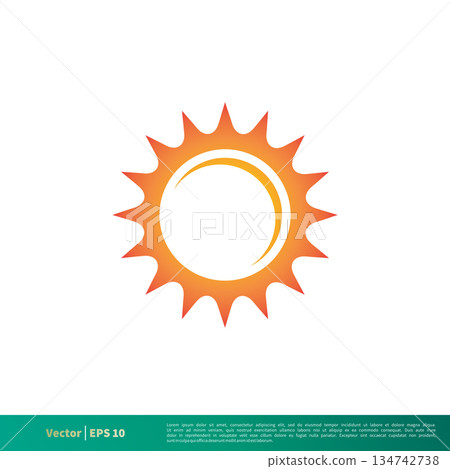 Sun - Summer Icon Vector Logo Template Illustration Design. Vector EPS 10. Sun - Summer Icon Vector Logo Template Illustration Design. Vector EPS 10. 134742738