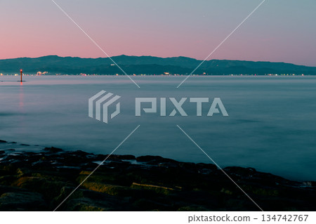 能登半島的夕陽 能登半島的夕陽 134742767