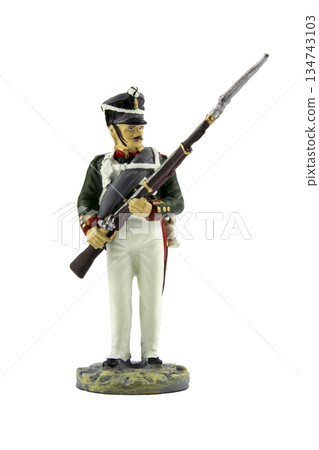 Toy soldier isolated on white Toy soldier isolated on white 134743103