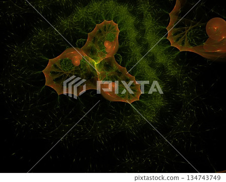 Imaginatory fractal abstract background Image Imaginatory fractal abstract background Image 134743749