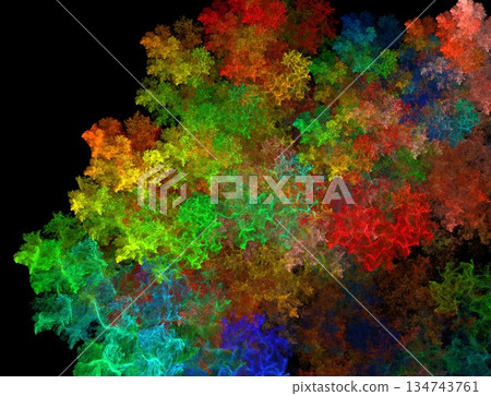 Imaginatory fractal abstract background Image 134743761
