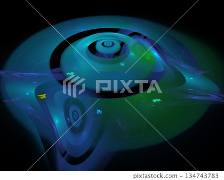 Imaginatory fractal abstract background Image Imaginatory fractal abstract background Image 134743783