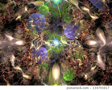 Imaginatory fractal abstract background Image Imaginatory fractal abstract background Image 134743817