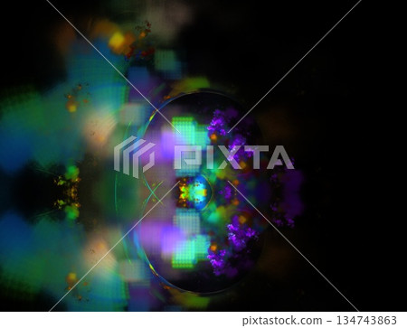 Imaginatory fractal abstract background Image Imaginatory fractal abstract background Image 134743863