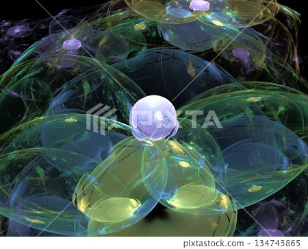 Imaginatory fractal abstract background Image 134743865