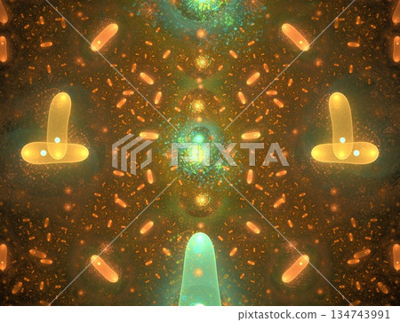 Imaginatory fractal abstract background Image Imaginatory fractal abstract background Image 134743991