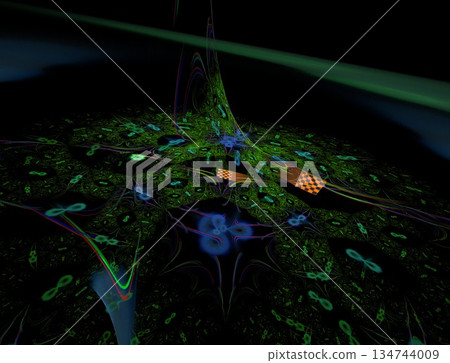 Imaginatory fractal abstract background Image Imaginatory fractal abstract background Image 134744009