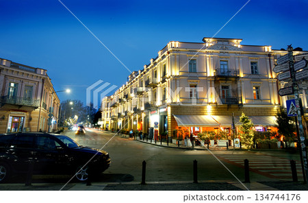 Buildings on Orbeliani square in downtown of Tbilisi Buildings on Orbeliani square in downtown of Tbilisi 134744176