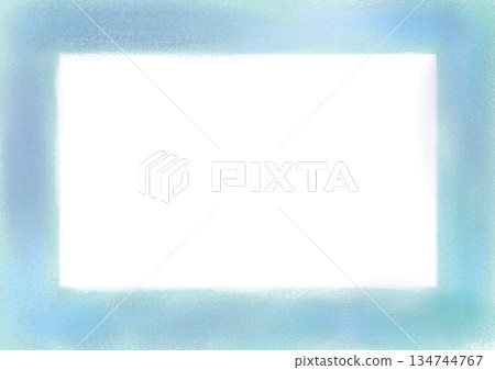 Soft pastel watercolor frame (transparent background) - blue Soft pastel watercolor frame (transparent background) - blue 134744767
