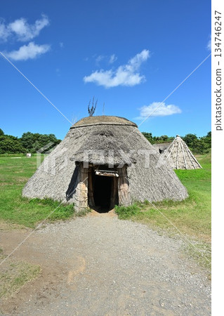 Reconstructed dwellings and buildings at the Sannai-Maruyama ruins (Aomori City, Aomori Prefecture) 134746247