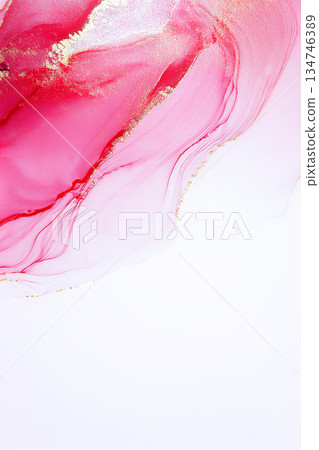 紅白墨畫 134746389