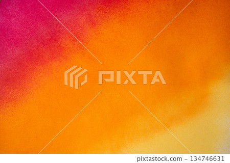 A background painted with warm color gradient spray paint 134746631