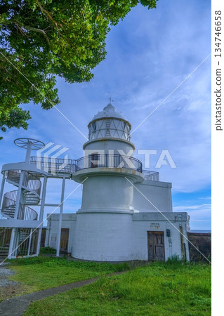 藍天映襯下的櫛野崎燈塔 134746658