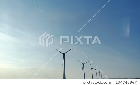 Near Lisse, Netherlands - April 09 2023: Windmill Netherland Near Lisse, Netherlands - April 09 2023: Windmill Netherland 134746967